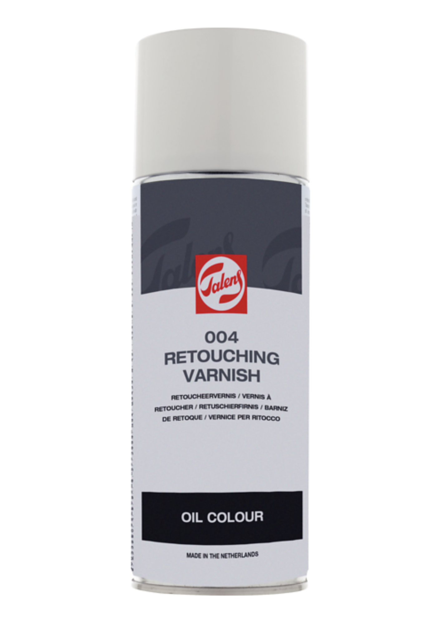 Retoucheervernis 004 Olieverf spuitbus 400 ml Talens