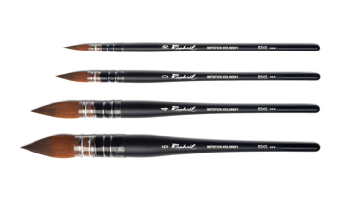 Raphael Stradivarius penseel aquarelverf 8345.4 imitatie kolinsky