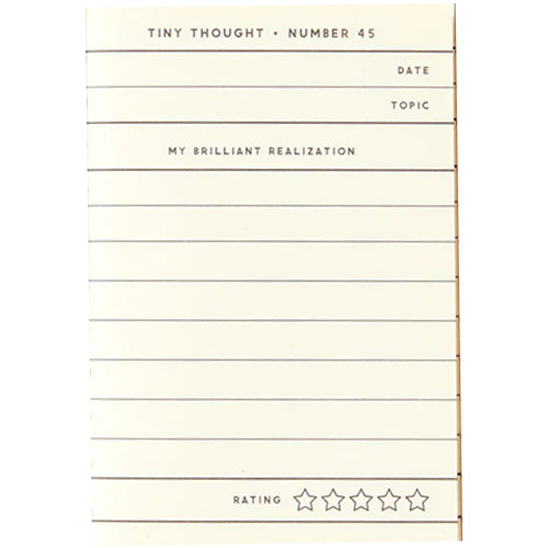 Klein dagboek voor kleine gedachten (Galison) (HB)