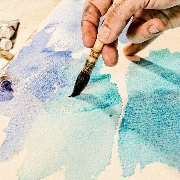 Aquarelpapier 300 gr. 10,5x15,5 cm 12 vel (postkaart) spiraalblok Canson type: Montval