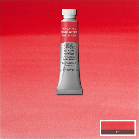 Winsor Red 5ml 726 S1 Artist's Aquarel Winsor & Newton