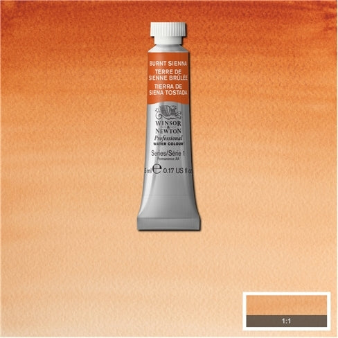 Burnt Sienna 5ml 074 S1 Artist's Aquarel Winsor & Newton