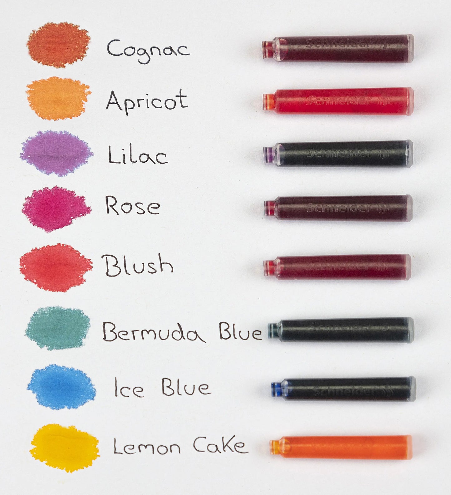 Inktpatronen Schneider Ice Blue 6 stuks