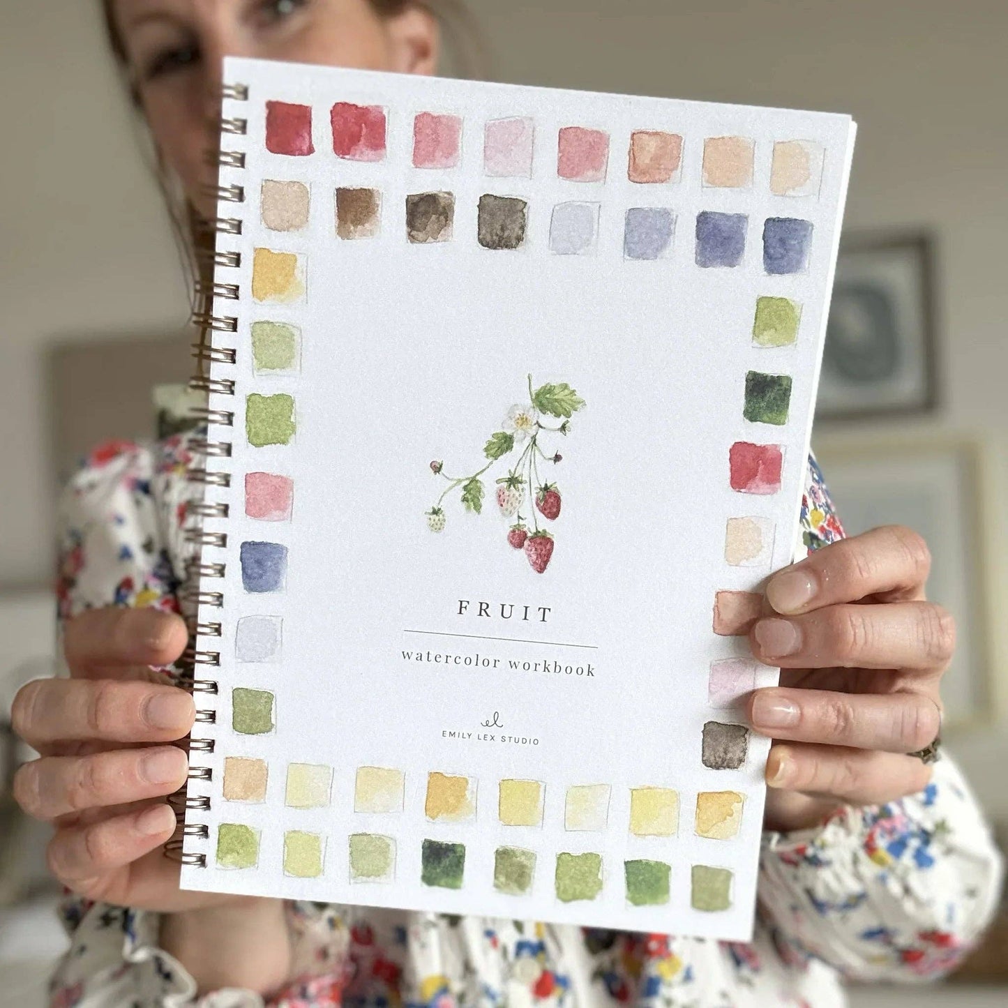 Aquarelverf werkboek - Fruit - emily lex studio watercolor workbook