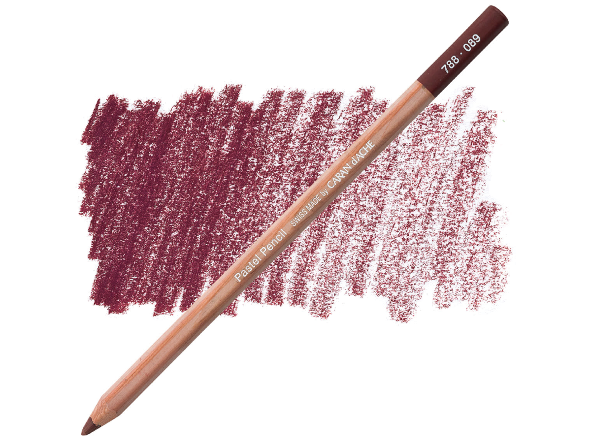 089 Dark Carmine Pastel Potlood Caran D'Ache