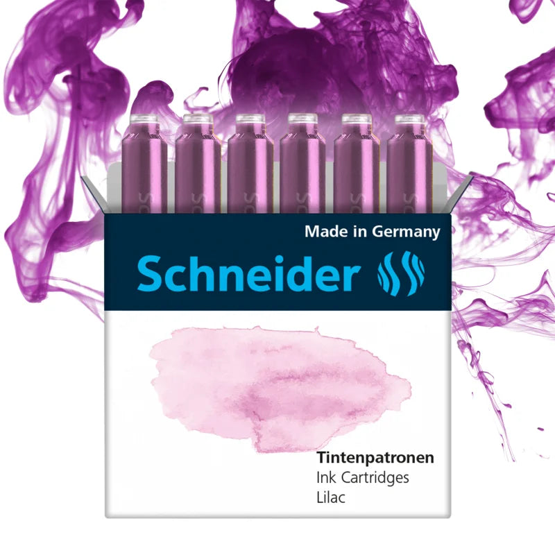 Inktpatronen Schneider Lilac 6 stuks