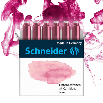 Inktpatronen Schneider Rose 6 stuks