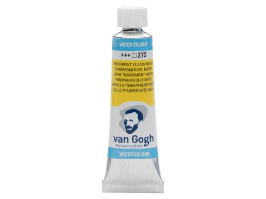 Transparantgeel middel 272 tube 10 ml. Van Gogh Aquarelverf