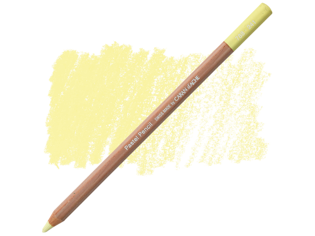 241 Light Lemon Yellow Pastel Potlood Caran D'Ache