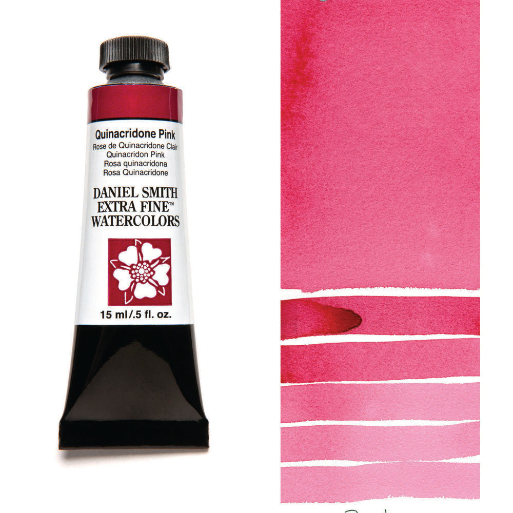 Quinacridone Pink Serie 2 Watercolor 15 ml. Daniel Smith