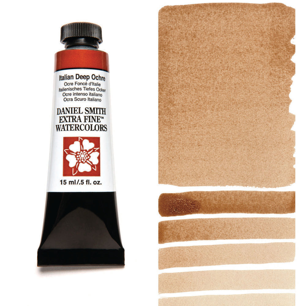 Italian Deep Ochre Serie 1 Watercolor 15 ml. Daniel Smith