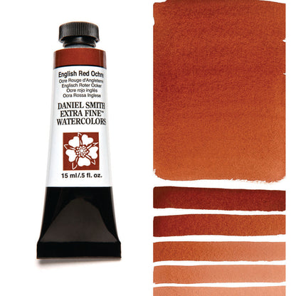 English Red Ochre Serie 1 Watercolor 15 ml. Daniel Smith