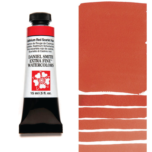 Cadmium Red Scarlet Hue Serie 3 Watercolor 15 ml. Daniel Smith