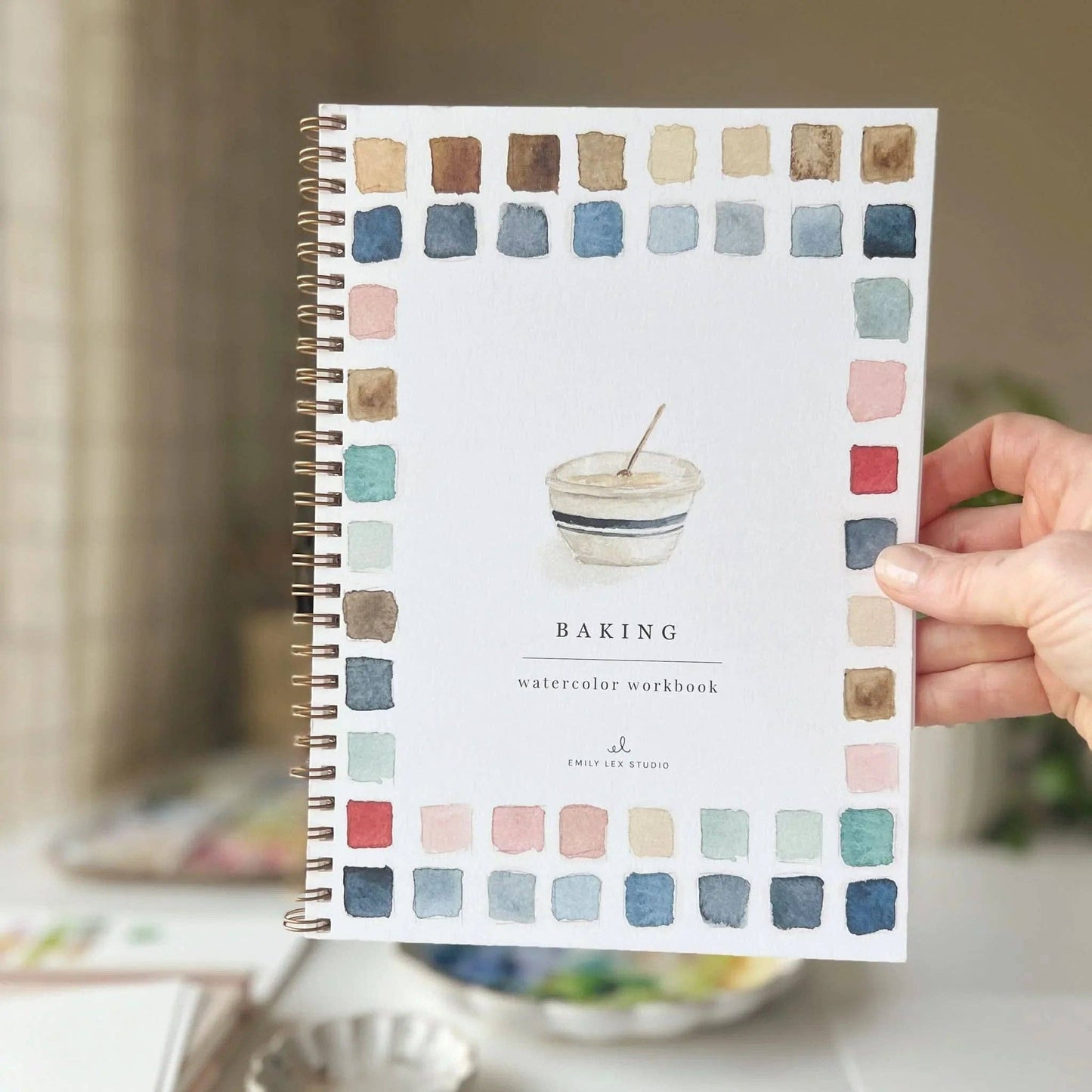 Aquarelverf werkboek - Bakken- emily lex studio watercolor workbook