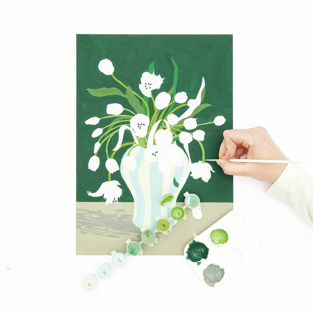 Schilderen op nummer - Boek Rico design bloemen