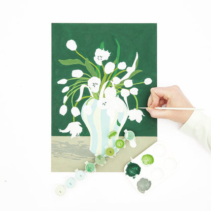 Schilderen op nummer - Boek Rico design bloemen