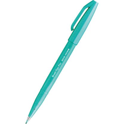 Pentel Brush Sign pen emerald green