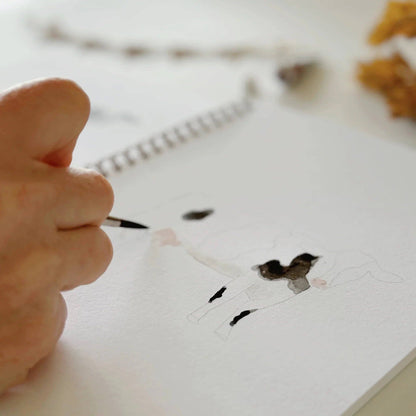 Aquarelverf werkboek - Boerderij - emily lex studio watercolor workbook