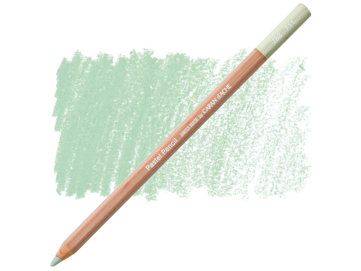 711 Earth Green Pastel Potlood Caran D'Ache