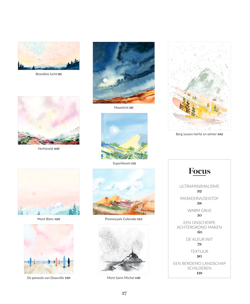 Stap-Voor-Stap Aquarel: Landschappen - Boek