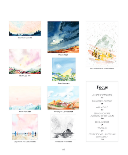 Stap-Voor-Stap Aquarel: Landschappen - Boek