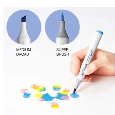 Copic Sketch marker compleet alle 358 kleuren set koffer