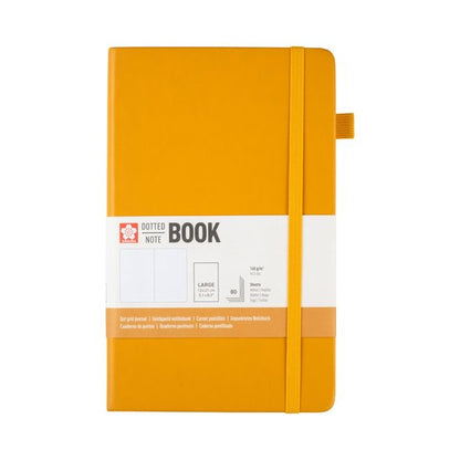 Dummy oker geel A5 80 vellen dotted Sakura
