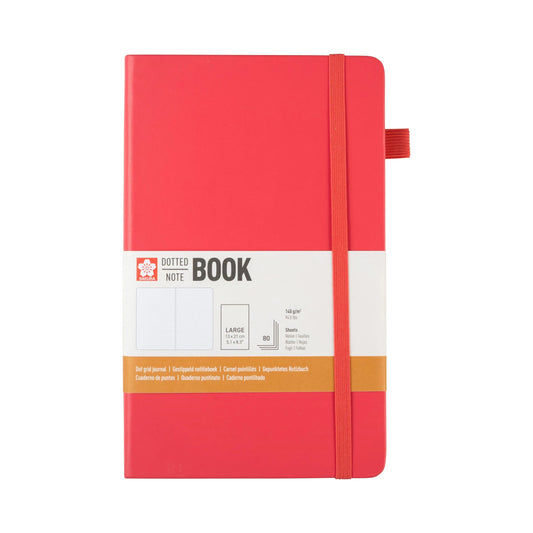 Dummy Koraal Rood A5 80 vellen dotted Sakura