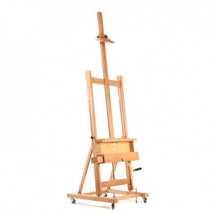 #39 Fundatie, verrijdbare ezel met slinger