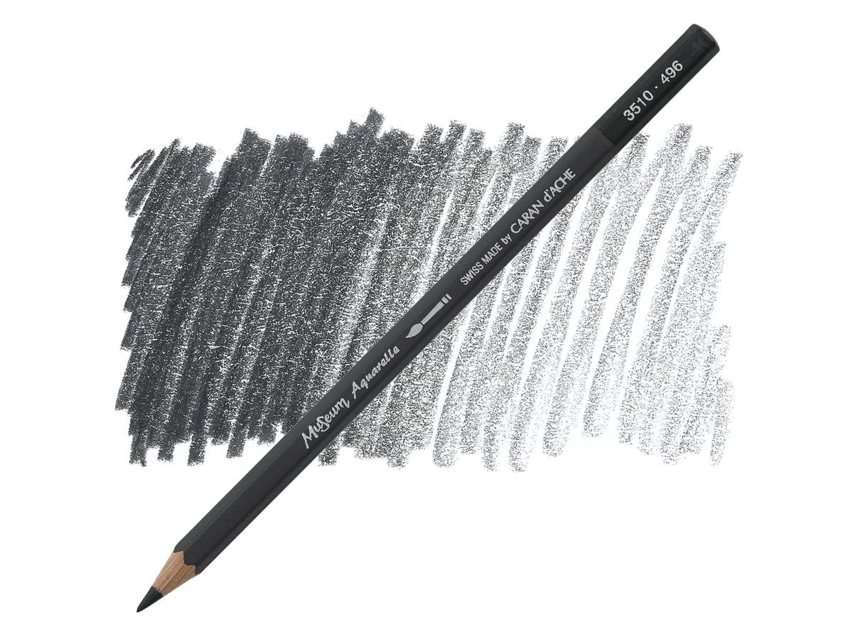 Ivory Black 496 museum aquarel Caran D'Ache