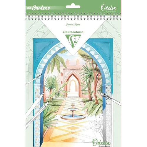 Kleurboek Clairefontaine Odelia - #3. Tuinen - Boek