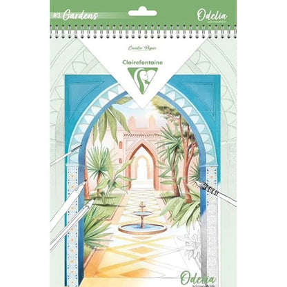 Kleurboek Clairefontaine Odelia - #3. Tuinen - Boek