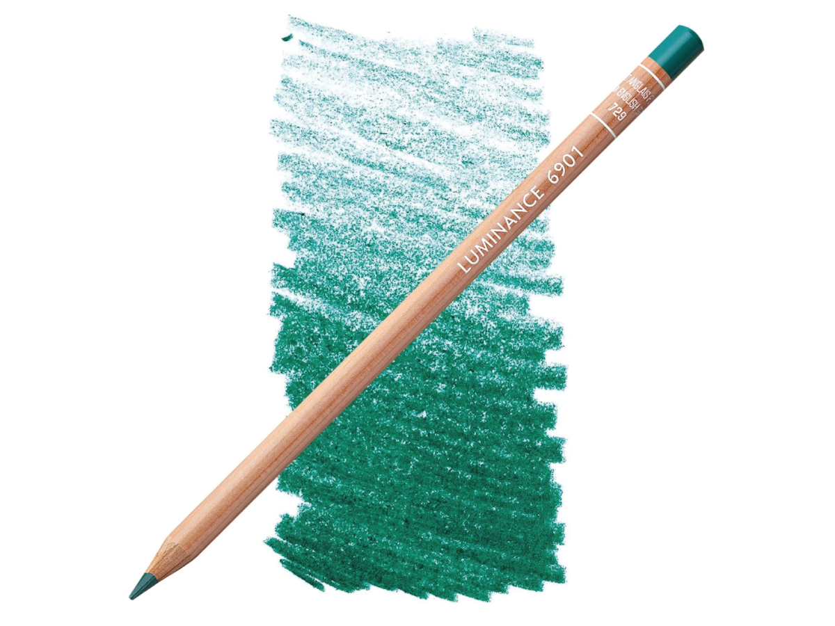 Luminance  DARK ENGLISH GREEN  729 Kleurpotlood Caran d'ache
