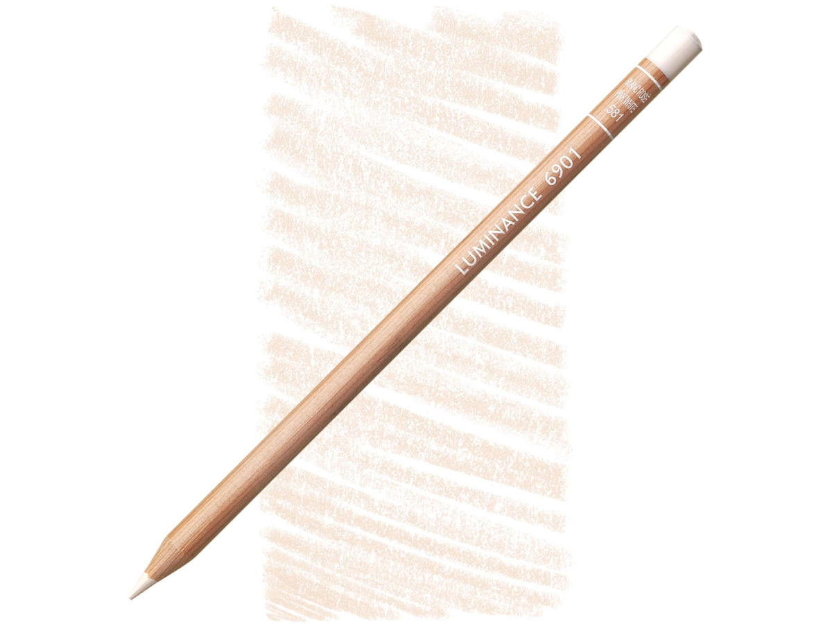 Luminance Pink White 581 Kleurpotlood Caran d'ache