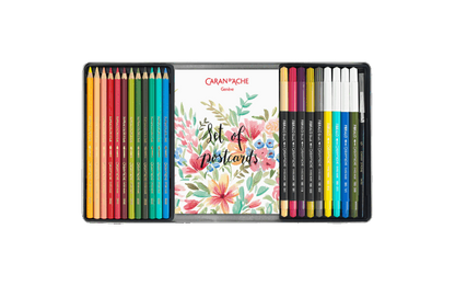 Mixed media botanical set Caran d'ache