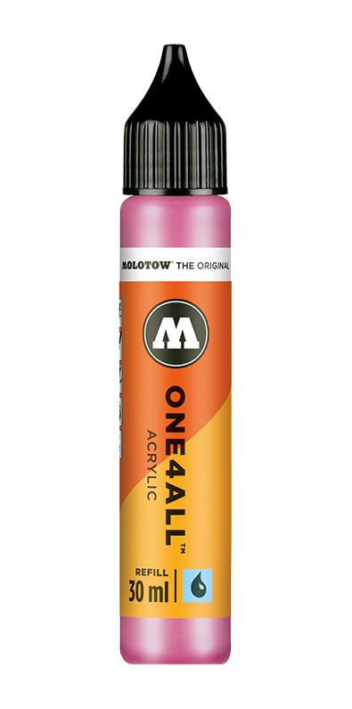 NEON PINK Acryl Inkt Refill 30ml Molotow One4All Acrylic