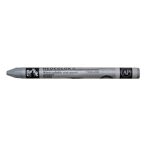 Neocolor II METALLIC SILVER  498 Caran d'ache