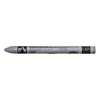 Neocolor II METALLIC SILVER  498 Caran d'ache