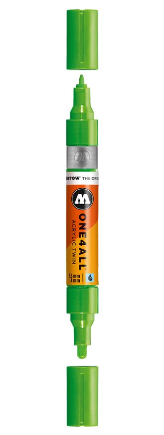 Neon Green Twin Marker One4All Molotow