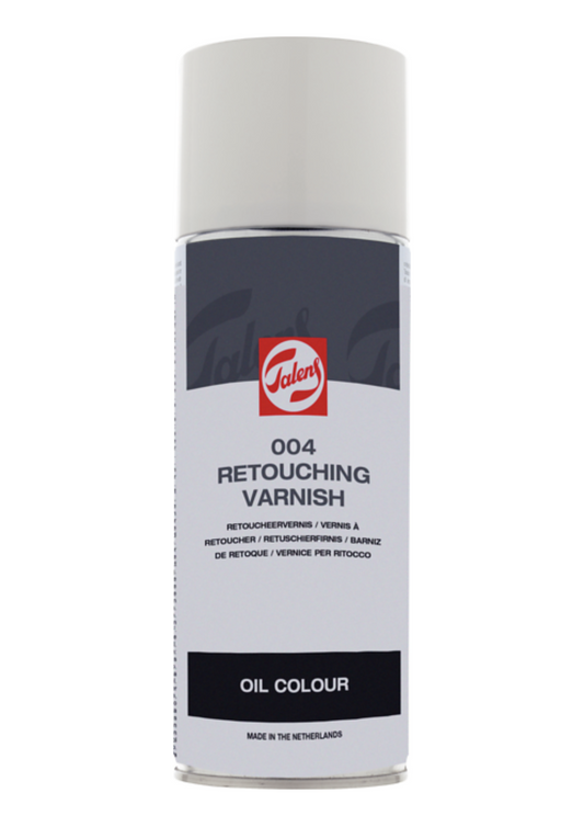 Retoucheervernis 004 Olieverf spuitbus 400 ml Talens
