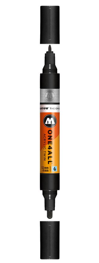Signal Black Twin Marker One4All Molotow