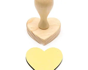 Stempel-houder Paper Poetry Hart