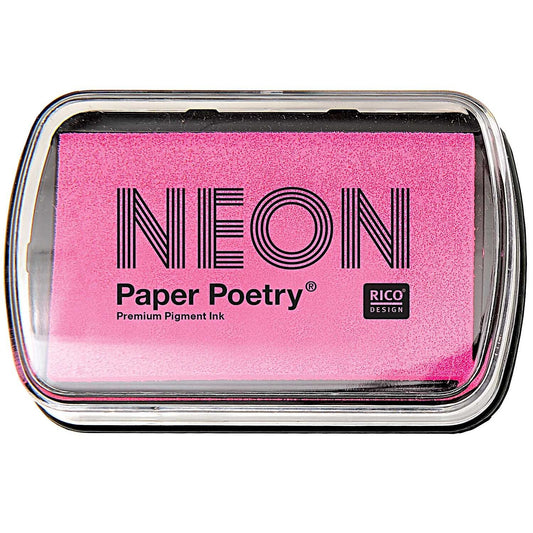 Stempelkussen Paper Poetry Neon Roze
