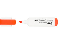 Textielstift Faber-Castell textielmarker neon oranje