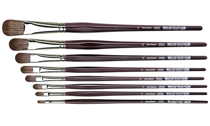 Davinci penseel Olie 7495.20 Grigio Kattentong