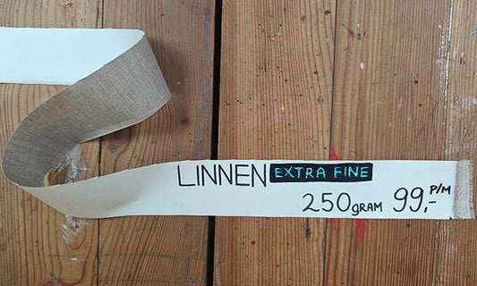 Linnen doek op rol professionele kwaliteit extra fijne weving (portret)(2.1mx10m)