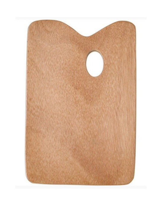 Houten palet voor olieverf 20x30cm vierkant Ami
