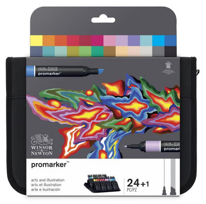 Promarker 24 set - Arts and Illustration Winsor & Newton