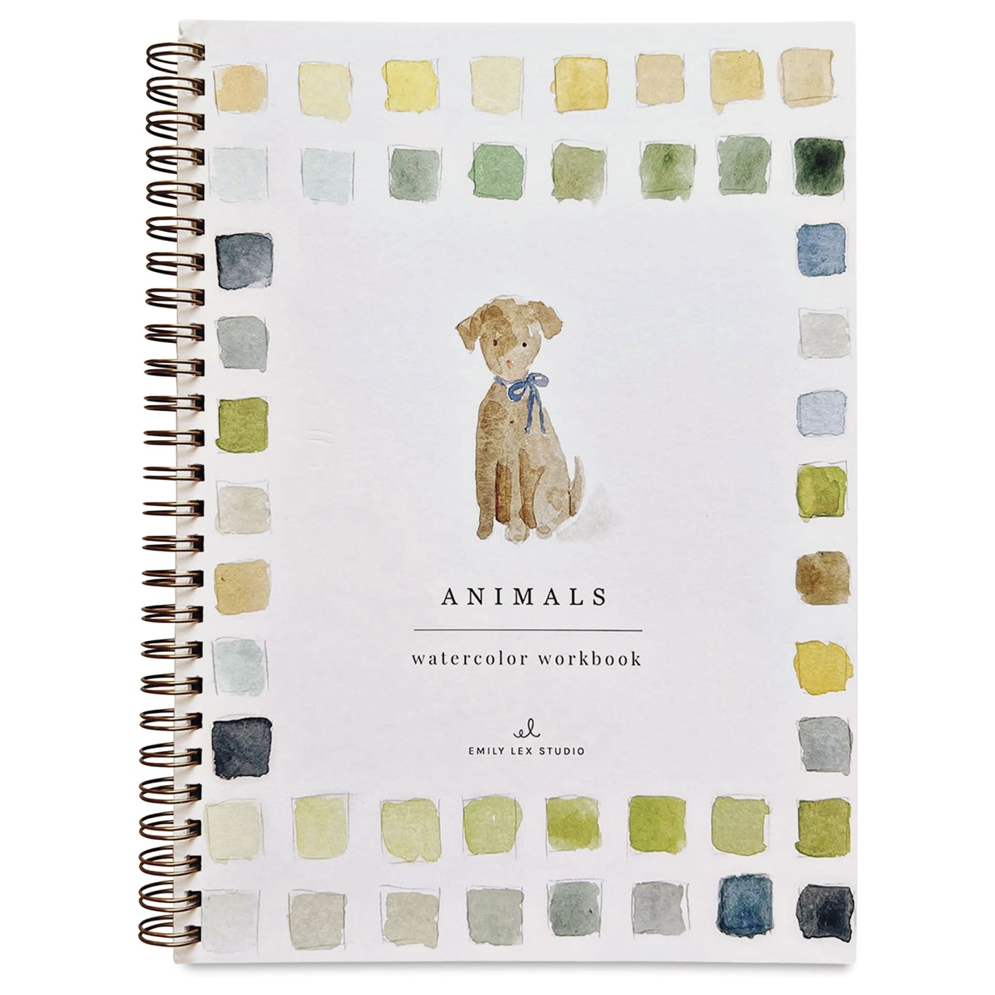 Aquarelverf werkboek - Animals - emily lex studio watercolor workbook
