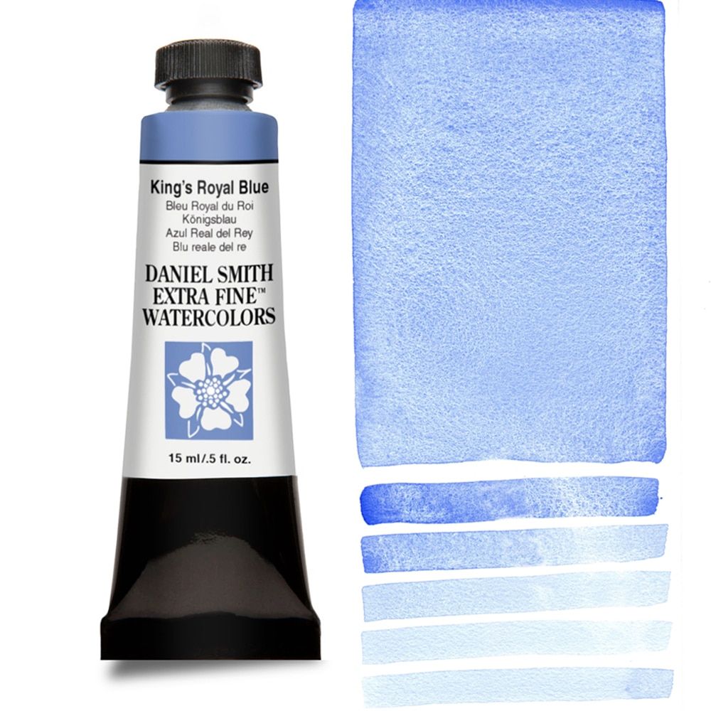 King's Royal Blue serie 2 Watercolor 15 ml. Daniel Smith